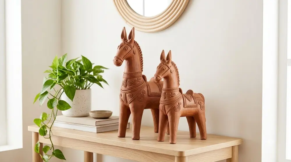Bankura terracotta horse