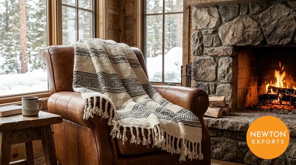 bhujodi handwoven wool throw 2