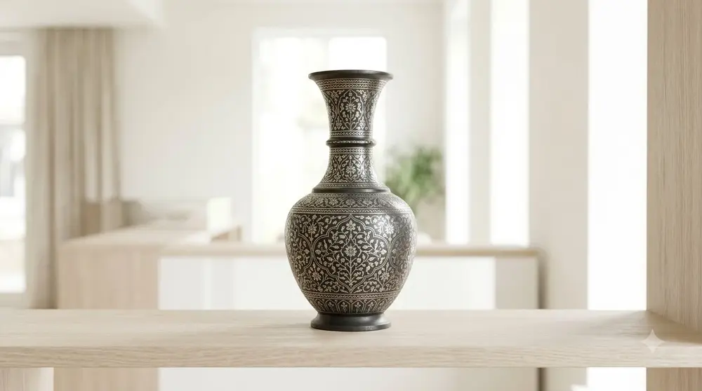 Bidriware vase