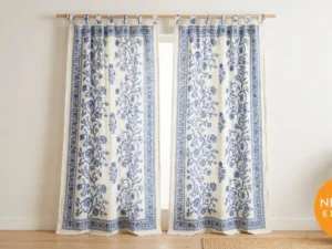 Block Print Cotton Curtains