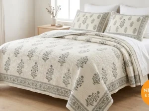 Block Print Cotton Quilt
