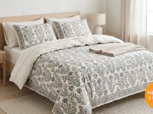 Block Print Duvet Cover Set