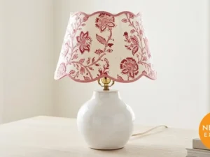 Block Print Shade Table Lamp