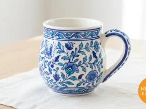 Blue Pottery Mug