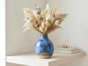 Blue Pottery Vase