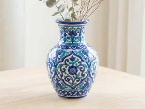 Blue Pottery Vase