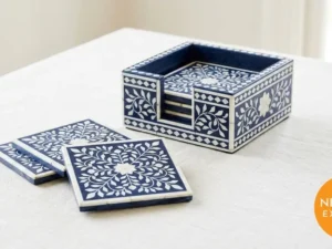Bone Inlay Coasters