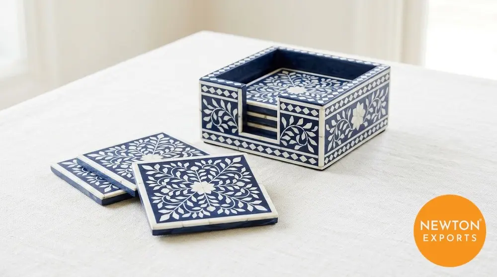 Bone Inlay Coasters