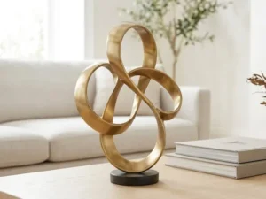 Brass Abstract Sculpture