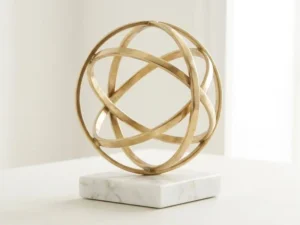 Brass Abstract Sculpture