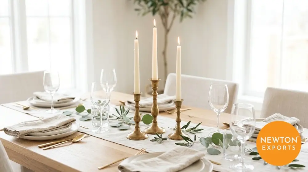 Brass candlestick