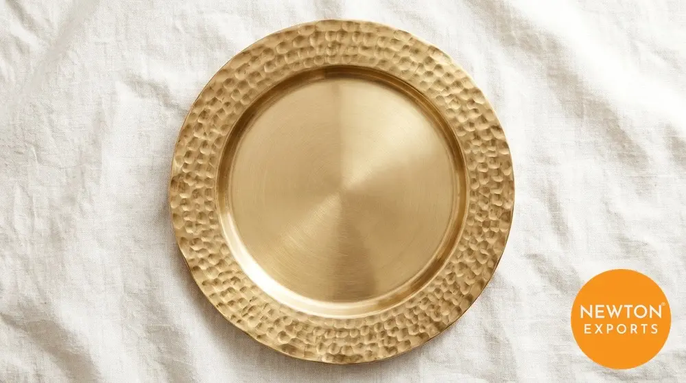 Brass Dinner Plate