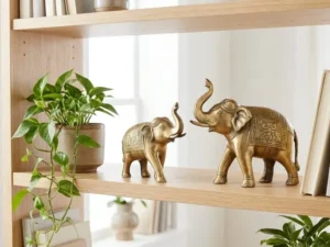 Brass Elephant Figurine