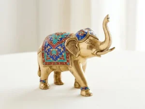 Brass Elephant Figurine