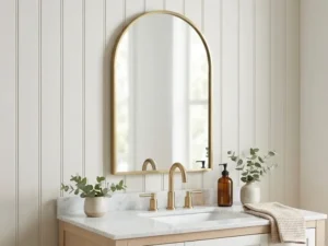 Brass Framed Mirror