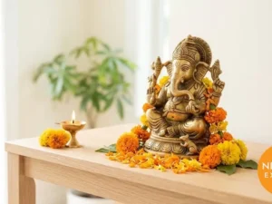 Brass Ganesha Idol