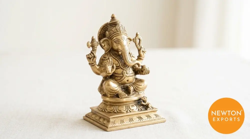 Brass Ganesha Idol