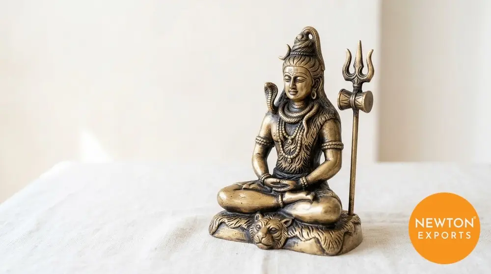 Brass Shiva Idol