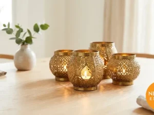Brass Tea Light Holder