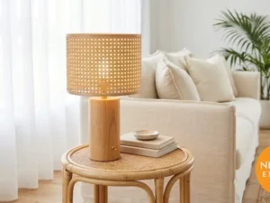 Cane Table Lamp