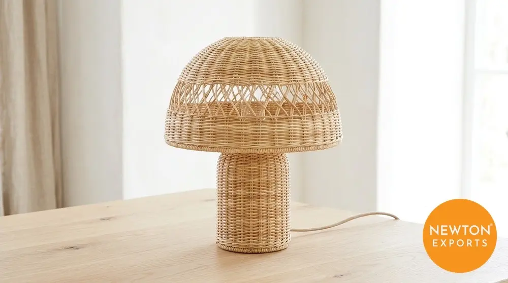 Cane Table Lamp