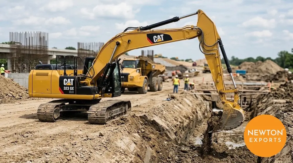 caterpillar 323 gx slr long reach excavator