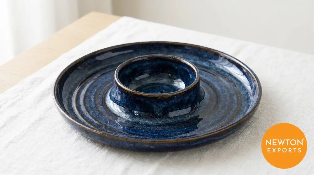 Ceramic Chip and Dip Set
