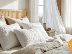 Chikankari Cushion Cover