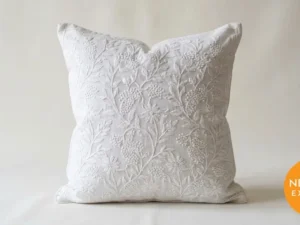 Chikankari Cushion Cover