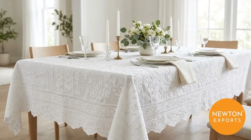 Chikankari Tablecloth - Image 2