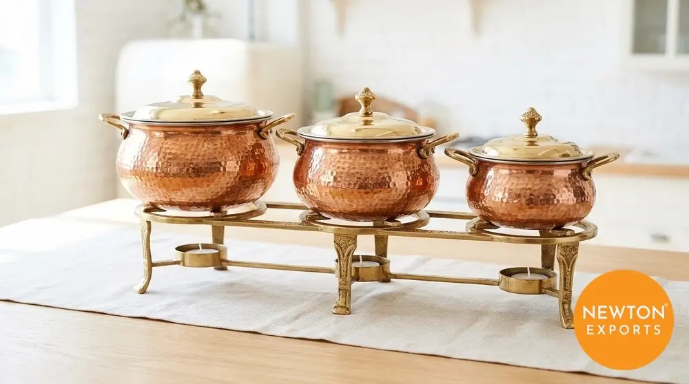 Copper Handi Serving Set