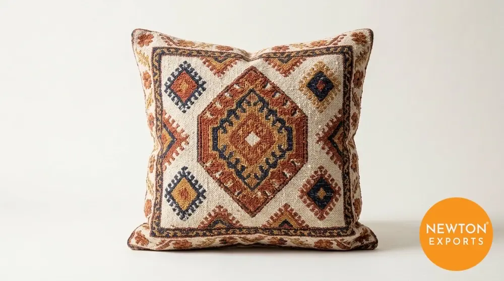 cotton jacquard cushion cover