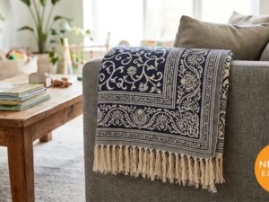 Cotton Jacquard Throw