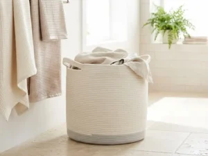 Cotton Rope Laundry Basket