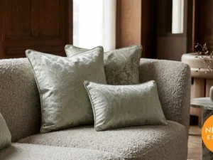 Cotton Silk Jacquard Cushion Cover