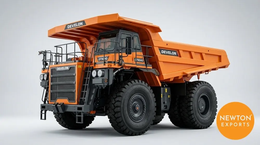 develon dt90hd rigid dump truck