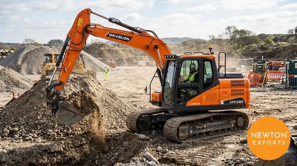 develon dx130 excavator 2