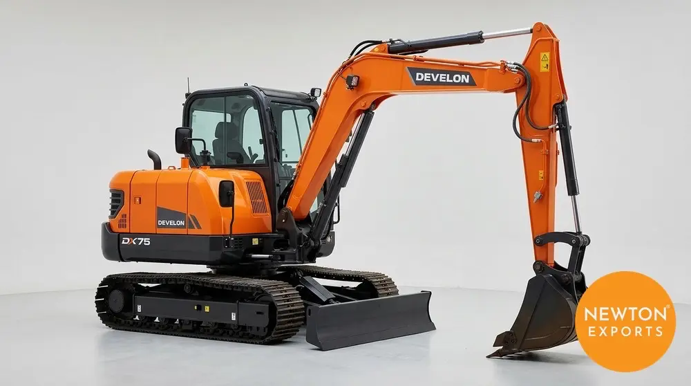 develon dx75 excavator