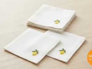 Embroidered Cocktail Napkins