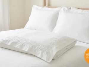Embroidered Duvet Cover Set