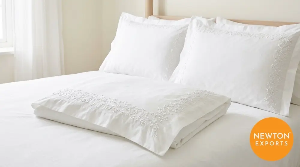 Embroidered Duvet Cover Set