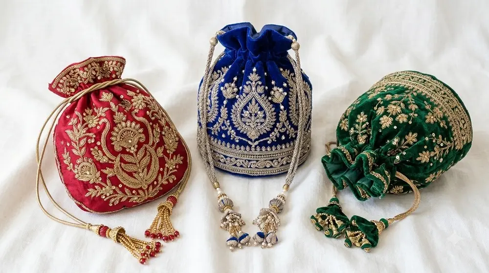Embroidered Potli Bag