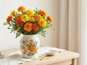 Enamel Painted Vase