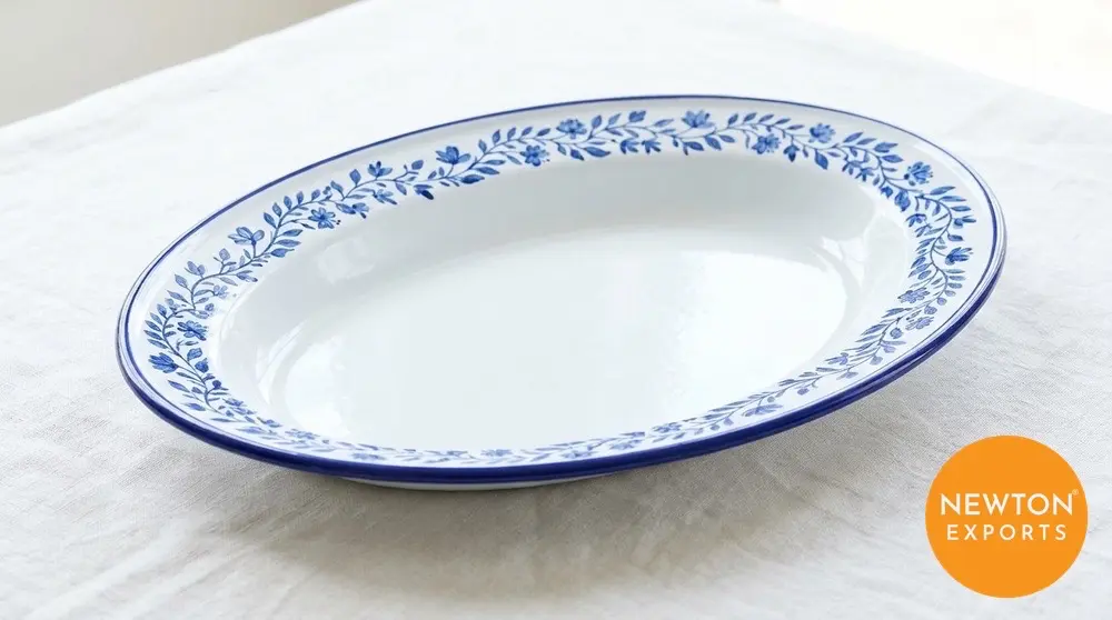 Enamel Serving Platter