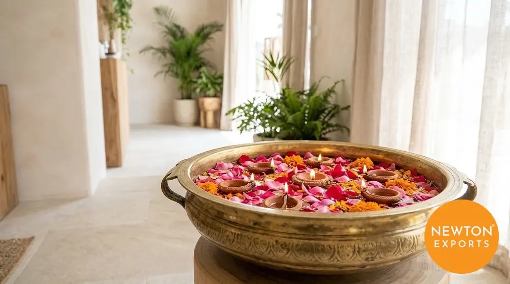 Floating diya
