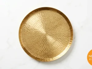 Hammered Brass Tray