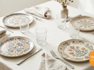 Hand Painted Ceramic Dinner Plate