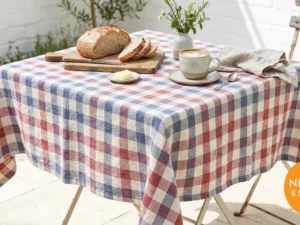 Handloom Check Tablecloth