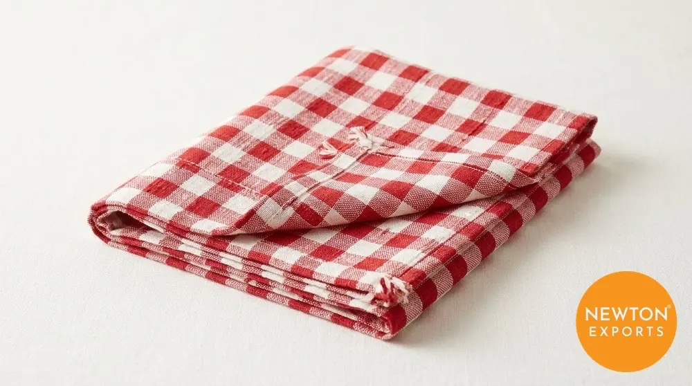 Handloom Check Tablecloth