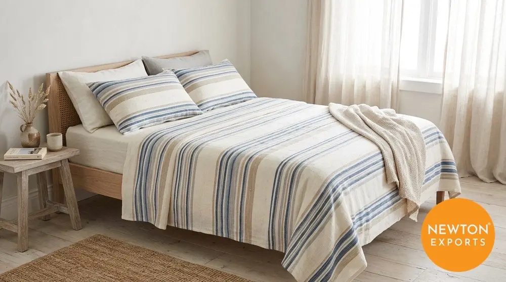 Handloom Cotton Bedsheet - Image 2